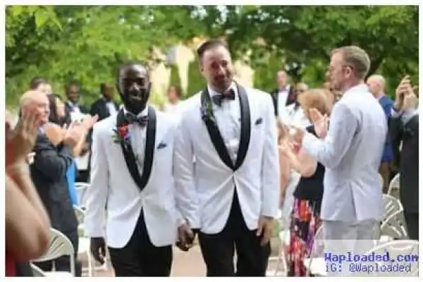 Photos: Another Nigerian G*y, David Ukre Marries White Lover In New York